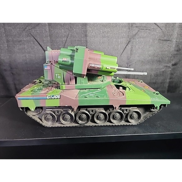 Vintage 1989 GIJoe ARAH Slaughters marauders Equalizer Tank With Missiles NICE - Picture 8 of 10